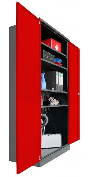 Stahlschrank Metallschrank Materialschrank Lagerschrank 195 x 92 x 60