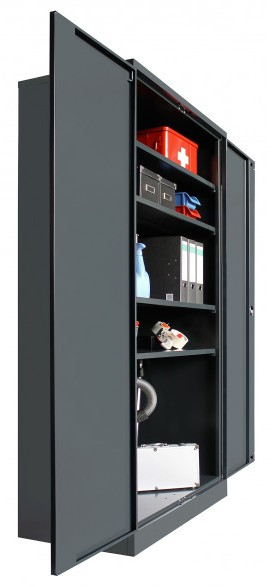 Stahlschrank Aktenschrank Werkzeugschrank Stahl Metall Büroschrank